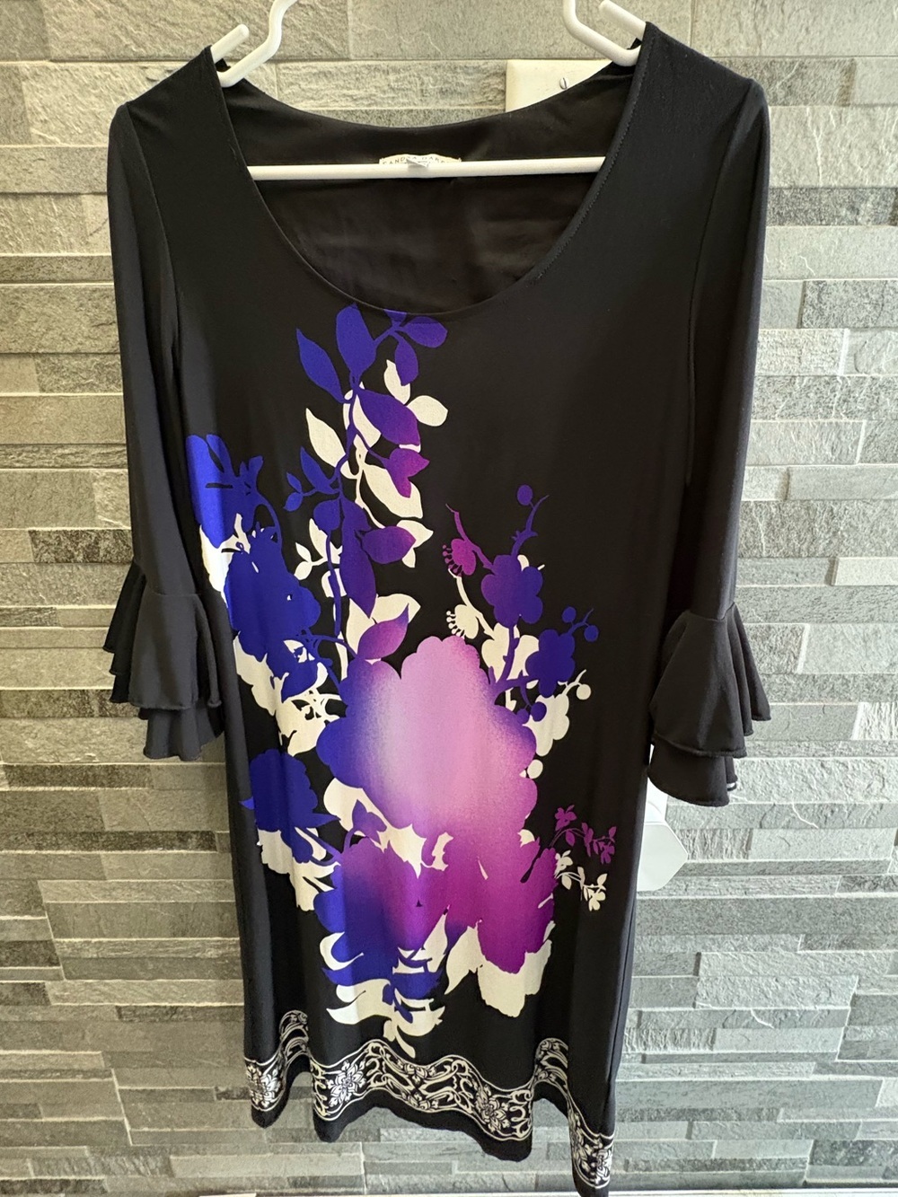 Sandra Darren Black Dress